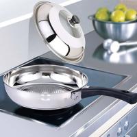 Cubiertas universales para sartén, repuesto de acero inoxidable, tapa para Wok, tapa para olla redonda, cubierta para verduras visualizada - details 3