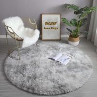 Alfombras de Salón redondas, Pelo Largo, Alfombra para Habitación, Dormitorio, Lavables, Antideslizante, Muy Suave - details 2