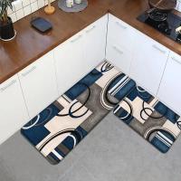 Alfombra de Cocina Sencilla Alfombra Antideslizante Absorbente de Agua para Puertas del Hogar, Alfombra Decorativa para Pasillo, Felpudo de Entrada para Baño - details 0