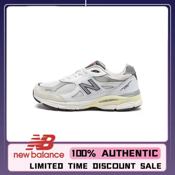 Leten 【100% AUTÉNTICO】 NB 990 V3 Blanco " ZAPATOS DEPORTIVOS M990AL3 CUANTO LIMITADO + MIENTRAS DURARAN LOS STOCKS Zapatos de trabajo - 1