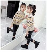 Suéter de Vellón Engrosado para Niñas Moda de Invierno para Edades de 4-12 Años - details 29