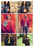 Chaqueta de vuelo de bombardero de invierno Vintage MA-1 APOLLO ropa de calle para hombre ropa de calle cálida Varsity Hip Hop jugador de béisbol piloto USAF - details 3