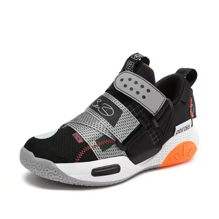 Zapatos de Baloncesto para Niños Suela Gruesa Antideslizante Forro de Cuero - 1
