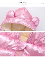 Chaqueta de invierno para bebé recién nacido, chaqueta impermeable de terciopelo, mono para niño pequeño, capa con capucha - details 8