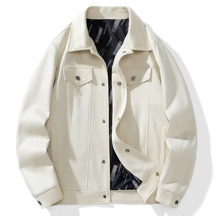 Chaqueta de Gamuza para Hombre Primavera-Otoño Versátil Casual Ligera y Moderna - 1