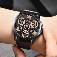 Reloj Deportivo de Cuarzo de Marca CURDDEN Estilo Casual de Cuero para Hombres Elegante y Único - details 0