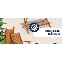 Muebles de Jardín Casaria con Diseño Plegable y Montaje Rápido para Mayor Comodidad