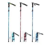 Bastones para caminar plegables, bastones de Trekking ultraligeros, senderismo, viajes, antigolpes, para montañismo, poste telescópico para correr al aire libre, 2 uds. - details 14