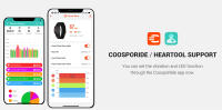 Reloj de Bicicleta CooSpo HW9 para Artejo Optical Fitness al Aire Libre con Sensor de Ritmo Impermeable IP67 Batería Recargable iGPSPORT Bicicleta de Ejercicio de Acción Dual - details 9