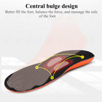 Plantillas ortopédicas de EVA para hombre y mujer, plantillas ortopédicas con soporte de arco para zapatos, cojín de absorción de impacto, para correr - details 24