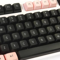 149 teclas CSA PBT Double Shot teclas en inglés, color negro y rosa, personalizadas para teclado mecánico para jugar - details 1