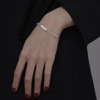 Pulsera de Moneda de Cobre con Cuentas Diseño Cuadrado de Línea Sensación de Alta Gama - details 2