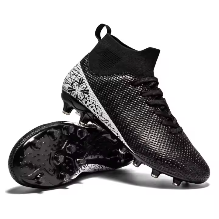 Alta parte superior uñas largas rotas estudiante adulto masculino femenino profesional entrenamiento zapatos de fútbol - 1