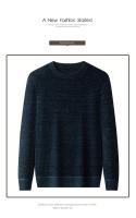 Jersey informal de manga larga con cuello levantado para exteriores, sudadera básica cálida para otoño, blusa de invierno para hombre, suéter de alta calidad - details 6