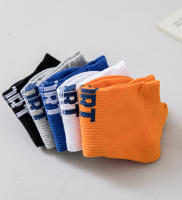 -tobilleros de verano para hombremedias deportivas con bordado finoresistentes al olorColor azul Klein5 pares - details 4