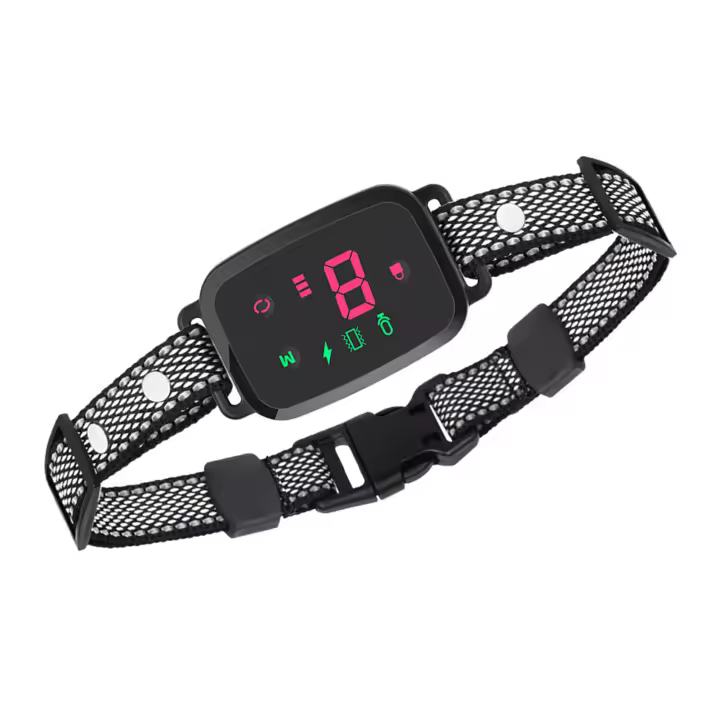 Collar antiladridos de Control automático, pantalla a Color de moda con ajuste humanizado más seguro, apto para perros, entrada - 1