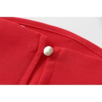Cinturón asimétrico para mujer, mono largo sin mangas, elegante, con hebilla, informal, un hombro - details 11