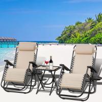 Sillas Plegables de Acero Ligero Pack de 2 Ideal para Jardín, Playa, Piscina, Terraza Gravedad Cero - details 10