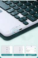 Funda con teclado para tableta Samsung Tab A8, cubierta magnética de 10,5 pulgadas con ratón, Bluetooth, teclado inalámbrico en español, SM-X200 SM-X205 - details 6