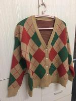 Cardigan de Punto Retro para Mujer 2024 Ajuste Suelto, Manga Larga, Gancho, Elegante - details 32