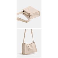 Nueva moda de moda patrón simple correa de hombro ancha bolso de hombro bolso de mensajero versátil de alta gama para mujer - details 8