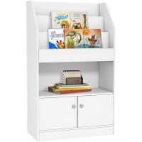 Estante de Libros para Niños Diseño de 3 Compartimentos y 2 Armarios Ideal para Escuela Dormitorio - details 0