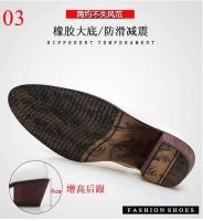 Zapatos de boda de oficina para hombre, vestido formal de cuero de microfibra Oxford de negocios hecho a mano de lujo - details 4
