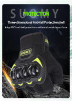 Guantes de Motocicleta SUOMY para Verano para Hombres Medio Dedo Antideslizante Transpirable para Carreras Fuera de Carretera Sin Dedos - details 4