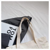 Bolso de mujer de lona de gran capacidad bolso de mano bolso de hombro estudiante universitario bolso versátil bolso de viaje multibolsillo - details 25