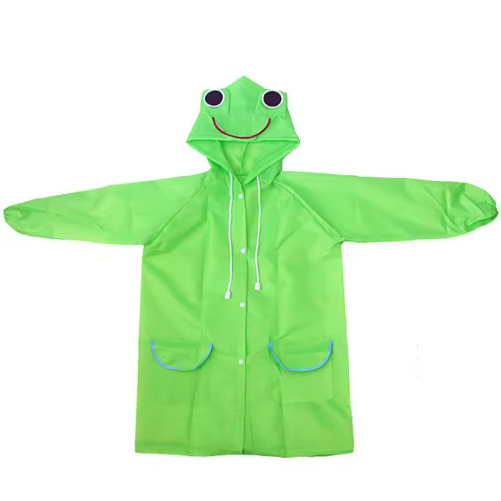 Children Cartoon Raincoat Cute Kids Boys Girls Waterproof Coat Toddler Rain Jacket - 1