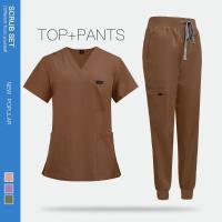 Uniforme médico para quirófano, conjunto de gomas de trabajo para hospital, suministros médicos, traje de cirugía dental para enfermera, ropa de trabajo. - details 15