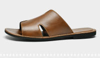 Zapatillas de verano nuevo desgaste de cuero de los hombres de arrastre antideslizante y desodorante zapatillas de los hombres - details 8