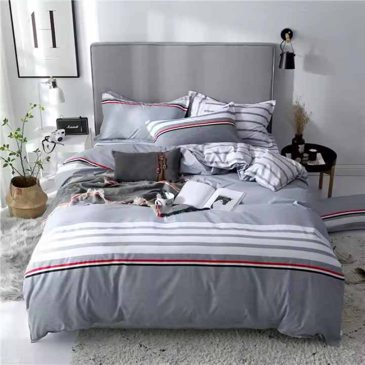 Sábana Pastoral estilo 1PC Funda de Edredón/ Cuello Toalla Individual Doble Queen King Sin Fundas de Almohada Tamaño de Cama - 1