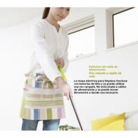 Cepillo de limpieza eléctrico multifuncional para hogar automático Mango largo para cocina y baño - details 5