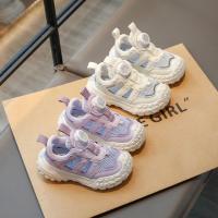 Zapatos de los niños botón giratorio zapatillas de deporte 2025 primavera y verano nuevos zapatos para niñas niños ligeros de suela suave zapatos para correr - details 1