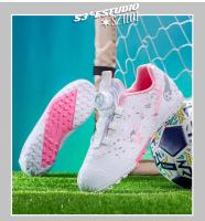 Nuevas zapatillas de fútbol bajas transfronterizas con tacos rotos y hebilla giratoria - details 27