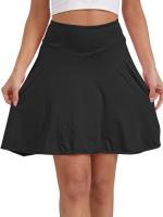 Conjunto de 2 piezas de faldas deportivas para mujer para actividades al aire libre, correr, tenis, antitrafico, cintura alta, faldas casuales, lindas y divertidas. - details 3