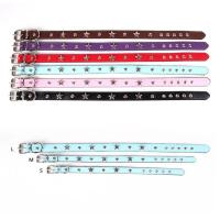 Collar de Mascota de Cuero con Pendientes de Estrellas Ideal para Perros Pequeños y Medianos - details 2