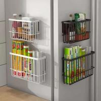 Estantes de refrigeración magnéticos para refrigerador, almacenamiento Simple y moderno, cestas refrigeradas montadas en la pared de salón, cocina - details 14