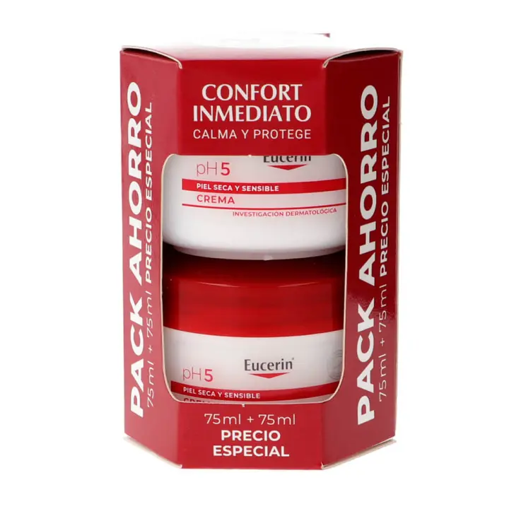 Crema Eucerin 75ml Pack Deportes y Exteriores Banderas de Ejercicio - 1