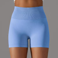 Hamidou pantalones cortos de Yoga para mujer, Shorts de Fitness para correr, ciclismo, transpirables, cintura alta, entrenamiento, gimnasio, Verano - details 80