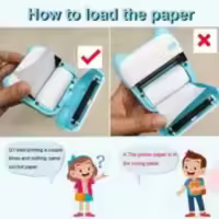 mini photo printer for iphone android portable thermal photo printer for gift study notes work photo picture memo details 4