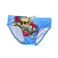 Pantalones cortos de baño para hombre, calzoncillos sexys con estampado de calavera en 3D, traje de baño para entrenamiento de surf en la playa - details 9