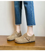Zapatos todo incluido con plataforma de cuero, nueva versión coreana de versátiles zapatos individuales con aumento de altura interior de un pedal - details 16