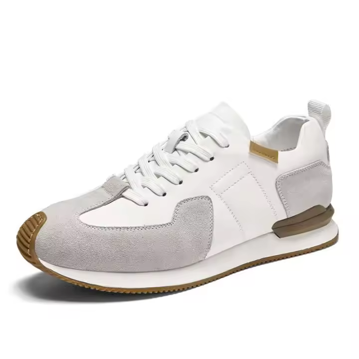 Los nuevos zapatos casuales de cuero para hombre son cómodos, livianos y adecuados para caminar en la ciudad. El diseño italiano es lujoso y - 1