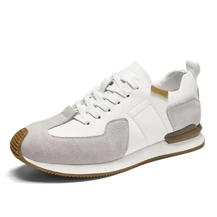 Los nuevos zapatos casuales de cuero para hombre son cómodos, livianos y adecuados para caminar en la ciudad. El diseño italiano es lujoso y - 1