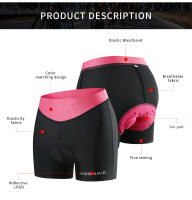 WOSAWE Pantalones Cortos de Ciclismo para Mujeres Transpirables, a Prueba de Golpes, Material de Tela Ancha de Poliéster - details 7