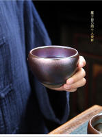Taza de té azul y blanca única de hielo negro maestro de color esmaltado Jingdezhen, transformada de horno a edificio - details 40
