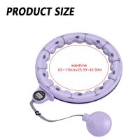 Aro de entrenamiento ponderado inteligente, Círculo de ejercicio de masaje de Fitness con bola y contador, ideal para adultos y principiantes - details 3