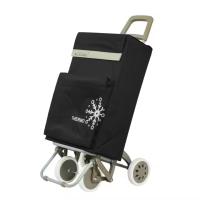 Multi Carro Carrito de Compra Plegable Ligero Bolsa Termo 90x30x39cm 4 Ruedas Resistentes 40 Litros - details 4